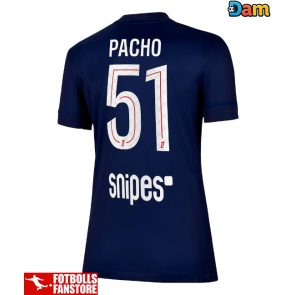 Paris Saint-Germain Willian Pacho #51 Hemmatröja Dam 2025-26 Kortärmad