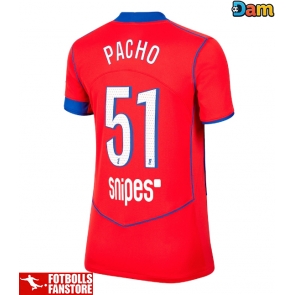 Paris Saint-Germain Willian Pacho #51 Tredje Tröja Dam 2025-26 Kortärmad