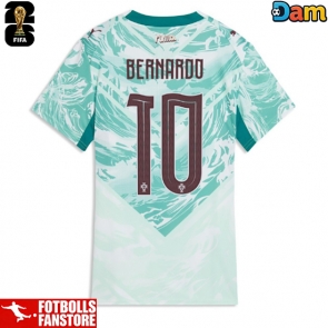 Portugal Bernardo Silva #10 Bortatröja Dam VM 2026 Kortärmad