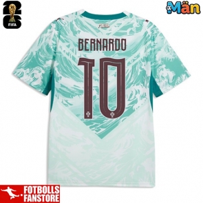 Portugal Bernardo Silva #10 Bortatröja VM 2026 Kortärmad