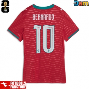 Portugal Bernardo Silva #10 Hemmatröja Dam VM 2026 Kortärmad