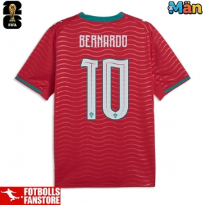 Portugal Bernardo Silva #10 Hemmatröja VM 2026 Kortärmad