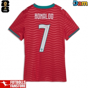 Portugal Cristiano Ronaldo #7 Hemmatröja Dam VM 2026 Kortärmad