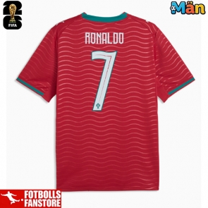 Portugal Cristiano Ronaldo #7 Hemmatröja VM 2026 Kortärmad