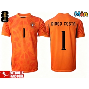 Portugal Diogo Costa #1 Målvakt Bortatröja VM 2026 Kortärmad