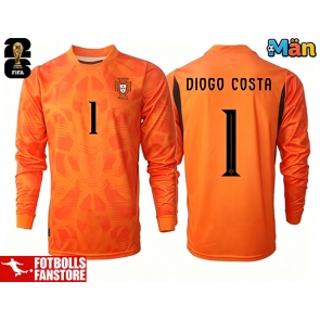 Portugal Diogo Costa #1 Målvakt Bortatröja VM 2026 Långärmad