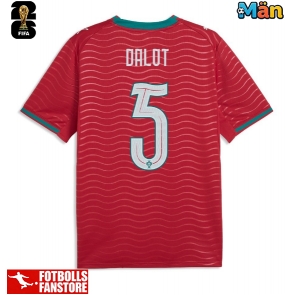 Portugal Diogo Dalot #5 Hemmatröja VM 2026 Kortärmad