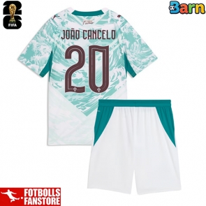 Portugal Joao Cancelo #20 Bortatröja Barn VM 2026 Kortärmad (+ Korta byxor)
