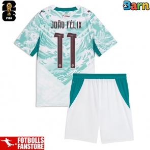Portugal Joao Felix #11 Bortatröja Barn VM 2026 Kortärmad (+ Korta byxor)