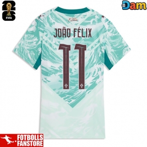 Portugal Joao Felix #11 Bortatröja Dam VM 2026 Kortärmad