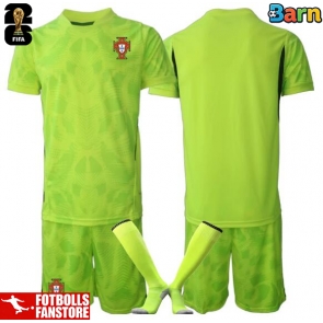 Portugal Målvakt Hemmatröja Barn VM 2026 Kortärmad (+ Korta byxor)