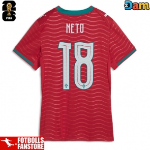 Portugal Pedro Neto #18 Hemmatröja Dam VM 2026 Kortärmad