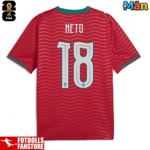 Portugal Pedro Neto #18 Hemmatröja VM 2026 Kortärmad