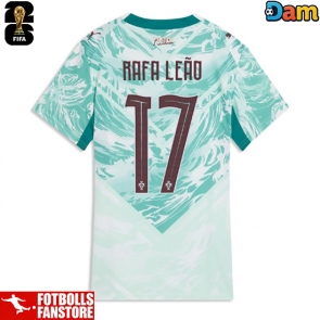 Portugal Rafael Leao #17 Bortatröja Dam VM 2026 Kortärmad