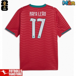 Portugal Rafael Leao #17 Hemmatröja VM 2026 Kortärmad