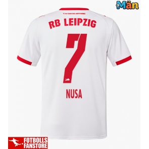 RB Leipzig Antonio Nusa #7 Hemmatröja 2025-26 Kortärmad