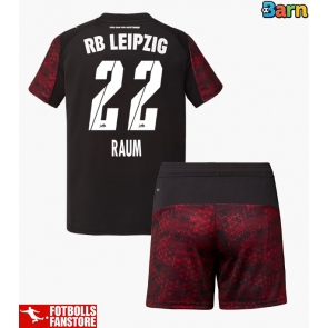 RB Leipzig David Raum #22 Tredje Tröja Barn 2025-26 Kortärmad (+ Korta byxor)