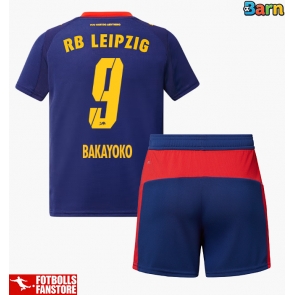 RB Leipzig Johan Bakayoko #9 Bortatröja Barn 2025-26 Kortärmad (+ Korta byxor)