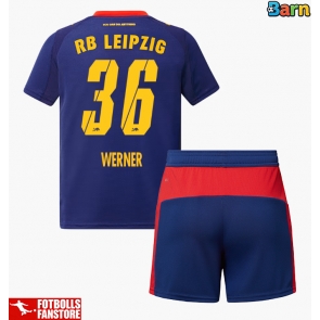 RB Leipzig Timo Werner #36 Bortatröja Barn 2025-26 Kortärmad (+ Korta byxor)