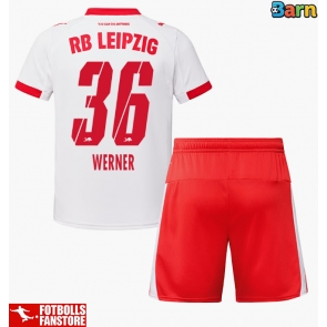 RB Leipzig Timo Werner #36 Hemmatröja Barn 2025-26 Kortärmad (+ Korta byxor)