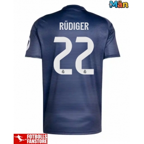 Real Madrid Antonio Rudiger #22 Bortatröja 2025-26 Kortärmad