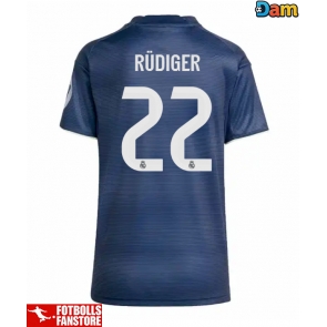 Real Madrid Antonio Rudiger #22 Bortatröja Dam 2025-26 Kortärmad
