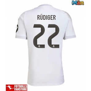 Real Madrid Antonio Rudiger #22 Hemmatröja 2025-26 Kortärmad