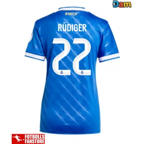 Real Madrid Antonio Rudiger #22 Tredje Tröja Dam 2025-26 Kortärmad