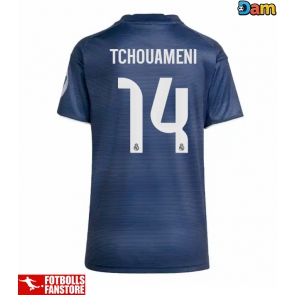 Real Madrid Aurelien Tchouameni #14 Bortatröja Dam 2025-26 Kortärmad
