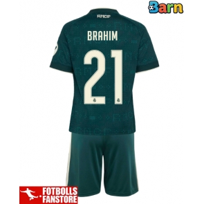 Real Madrid Brahim Diaz #21 Bortatröja Barn 2026-27 Kortärmad (+ Korta byxor)