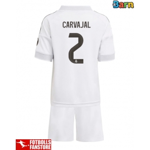 Real Madrid Daniel Carvajal #2 Hemmatröja Barn 2025-26 Kortärmad (+ Korta byxor)