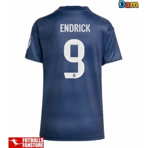 Real Madrid Endrick #9 Bortatröja Dam 2025-26 Kortärmad