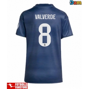 Real Madrid Federico Valverde #8 Bortatröja Dam 2025-26 Kortärmad