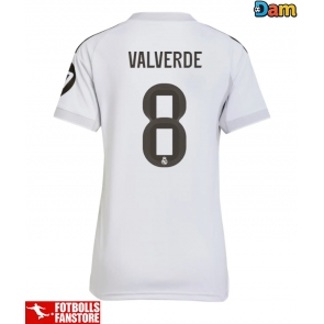 Real Madrid Federico Valverde #8 Hemmatröja Dam 2025-26 Kortärmad