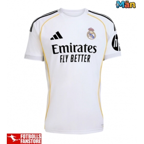 Real Madrid Hemmatröja 2025-26 Kortärmad