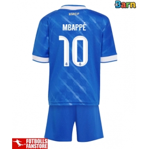 Real Madrid Kylian Mbappe #10 Tredje Tröja Barn 2025-26 Kortärmad (+ Korta byxor)