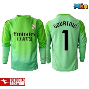 Real Madrid Thibaut Courtois #1 Målvakt Bortatröja 2025-26 Långärmad