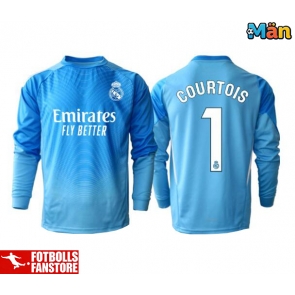 Real Madrid Thibaut Courtois #1 Målvakt Hemmatröja 2025-26 Långärmad