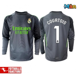 Real Madrid Thibaut Courtois #1 Målvakt Tredje Tröja 2025-26 Långärmad