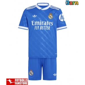 Real Madrid Tredje Tröja Barn 2025-26 Kortärmad (+ Korta byxor)