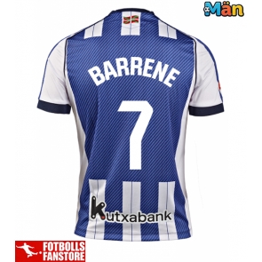 Real Sociedad Ander Barrenetxea #7 Hemmatröja 2025-26 Kortärmad