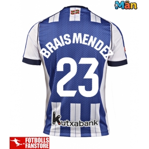 Real Sociedad Brais Mendez #23 Hemmatröja 2025-26 Kortärmad