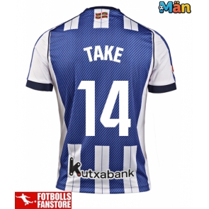 Real Sociedad Takefusa Kubo #14 Hemmatröja 2025-26 Kortärmad
