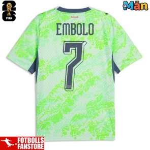 Schweiz Breel Embolo #7 Bortatröja VM 2026 Kortärmad