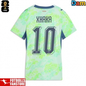 Schweiz Granit Xhaka #10 Bortatröja Dam VM 2026 Kortärmad