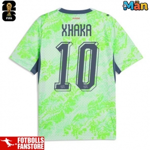 Schweiz Granit Xhaka #10 Bortatröja VM 2026 Kortärmad