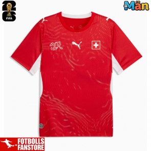 Schweiz Hemmatröja VM 2026 Kortärmad