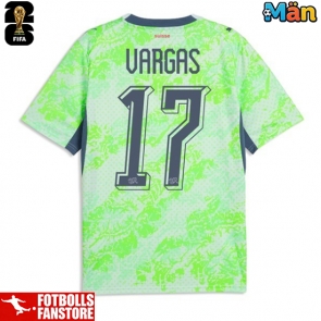 Schweiz Ruben Vargas #17 Bortatröja VM 2026 Kortärmad
