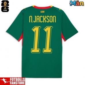 Senegal Nicolas Jackson #11 Bortatröja VM 2026 Kortärmad