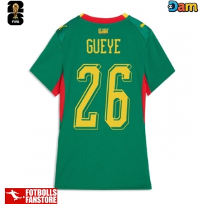 Senegal Pape Gueye #26 Bortatröja Dam VM 2026 Kortärmad